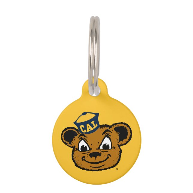 Cal Mascot | Oski the Bear Pet ID Tag (Front)