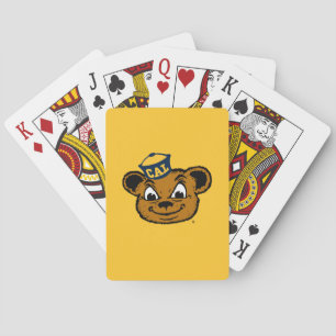 Cal Mascot Oski the Bear Poker Cards