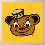 Cal Mascot | Oski the Bear Poster<br><div class="desc">Check out these new UC Berkeley designs! Show off your Cal Bear pride with these new UC Berkeley products. These make perfect gifts for the Bears student, alumni, family, friend or fan in your life. All of these Zazzle products are customizable with your name, class year, or club. Go Bears!...</div>