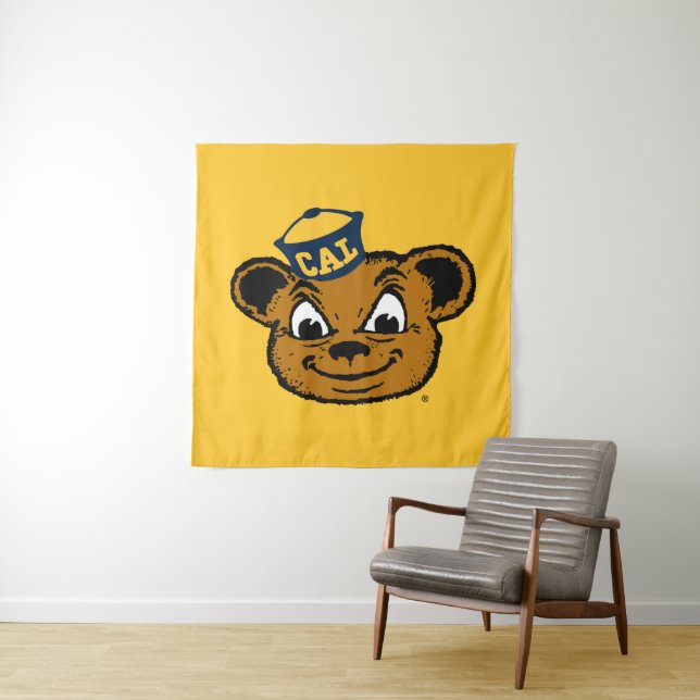 Cal Mascot | Oski the Bear Tapestry (In Situ)