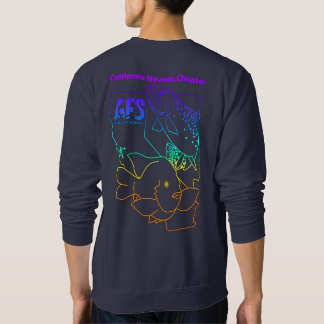 Cal Neva American Fisheries Society Sweatshirt (Back)