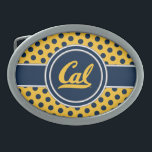Cal Polka Dots Belt Buckle<br><div class="desc">Check out these new UC Berkeley designs! Show off your Cal Bear pride with these new UC Berkeley products. These make perfect gifts for the Bears student, alumni, family, friend or fan in your life. All of these Zazzle products are customizable with your name, class year, or club. Go Bears!...</div>