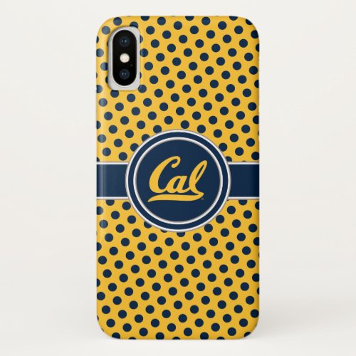 Cal Polka Dots iPhone X Case