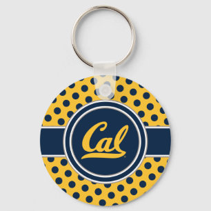 Cal Polka Dots Keychain