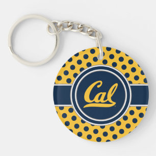 Cal Polka Dots Keychain