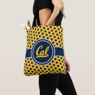 Cal Polka Dots Tote Bag