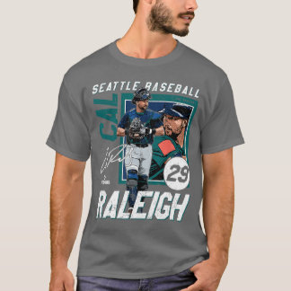 Cal Raleigh Seattle MLB Baseball Players MLBCRA203 T-Shirt