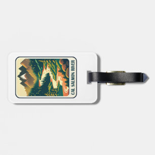 Cal Salmon River California Colors Luggage Tag