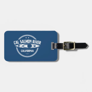 Cal Salmon River California Kayaking Luggage Tag