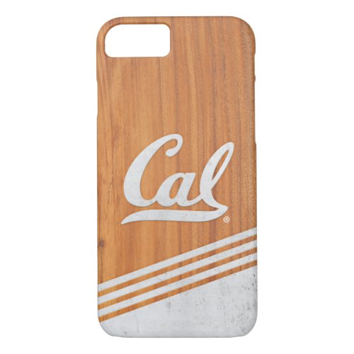 Cal Script  Wood Cement Stripes iPhone 87 Case