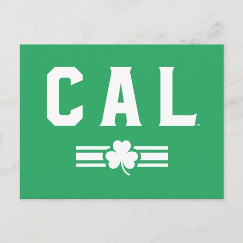 Cal  St Patricks Day _ Lucky Stripe Postcard