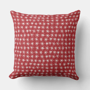 CAL STAR RED THROW PILLOW