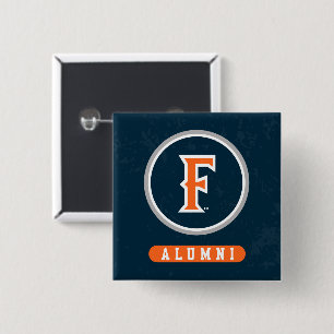 Cal State Fullerton Alumni Distressed Button