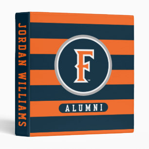 Cal State Fullerton Alumni Stripes 3 Ring Binder