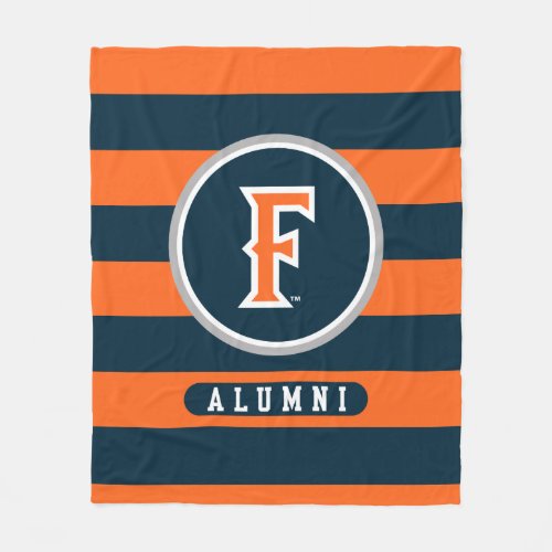 Cal State Fullerton Alumni Stripes Fleece Blanket