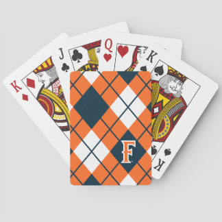 Cal State Fullerton Argyle Poker Cards