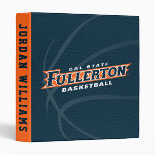 Cal State Fullerton Basketball 3 Ring Binder