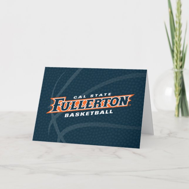 Cal State Fullerton Basketball Card (Front)