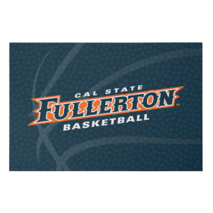 Cal State Fullerton Basketball Faux Canvas Print