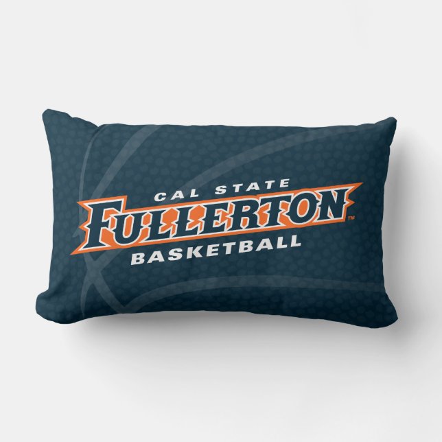 Cal State Fullerton Basketball Lumbar Pillow (Front)