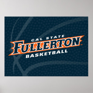 Cal State Fullerton Basketball Poster