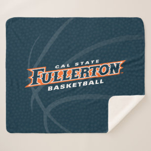 Cal State Fullerton Basketball Sherpa Blanket