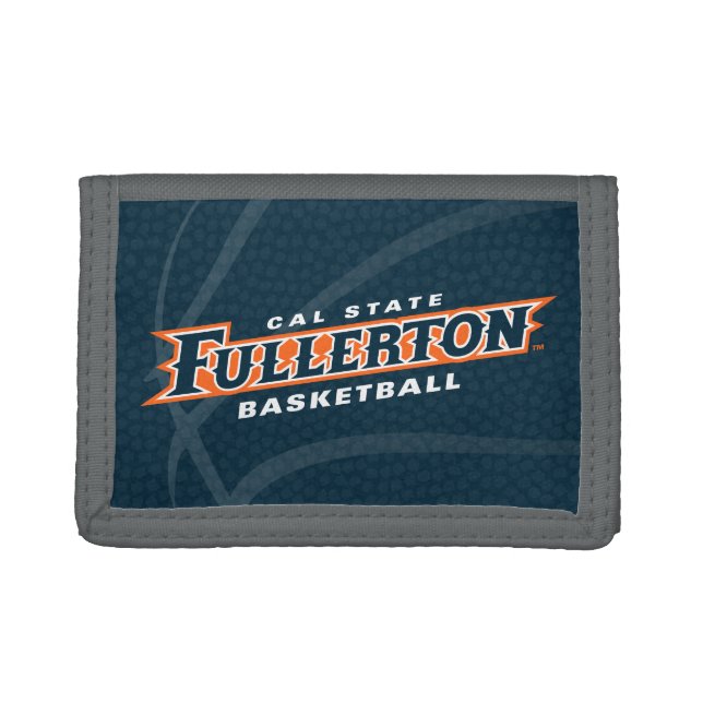 Cal State Fullerton Basketball Trifold Wallet (Front)
