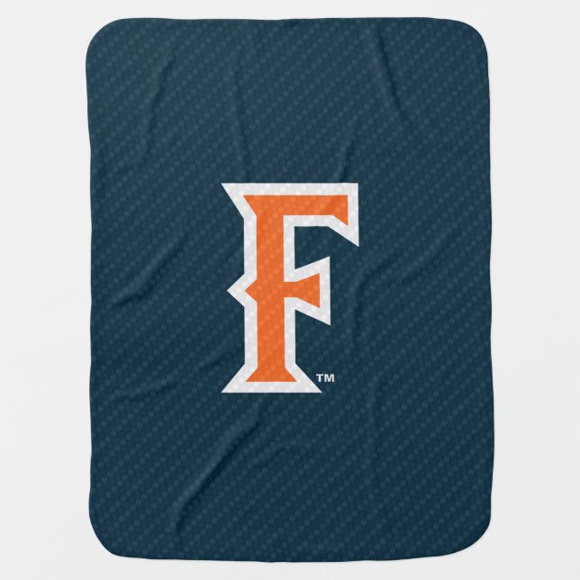 Cal State Fullerton Carbon Fiber Baby Blanket (Front)
