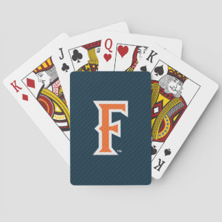 Cal State Fullerton Carbon Fiber Poker Cards