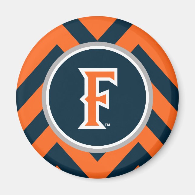 Cal State Fullerton Chevron Magnet (Front)