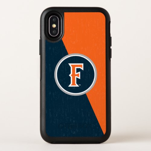 Cal State Fullerton Color Block Distressed OtterBox Symmetry iPhone XS Case