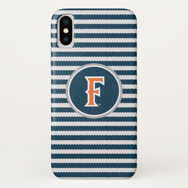 Cal State Fullerton Denim Case-Mate iPhone Case (Back)