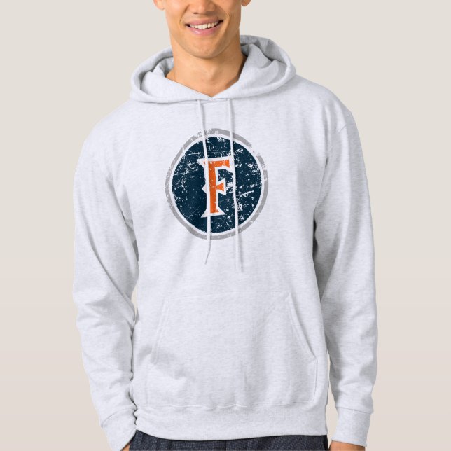Cal State Fullerton F Distressed Hoodie (Front)