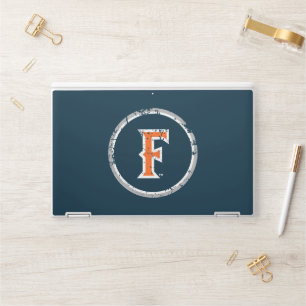 Cal State Fullerton F Distressed HP Laptop Skin