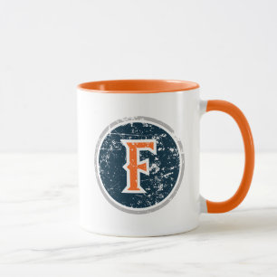 Cal State Fullerton F Distressed Mug
