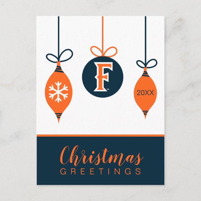 Cal State Fullerton Holiday Postcard (Front)