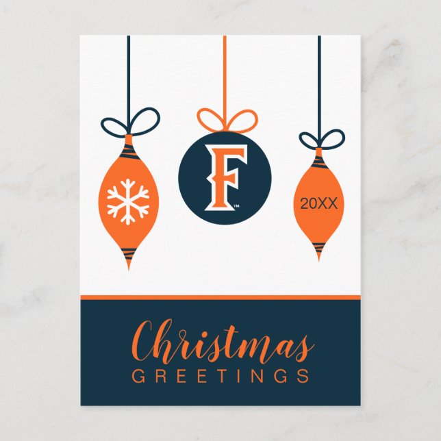 Cal State Fullerton Holiday Postcard (Front)