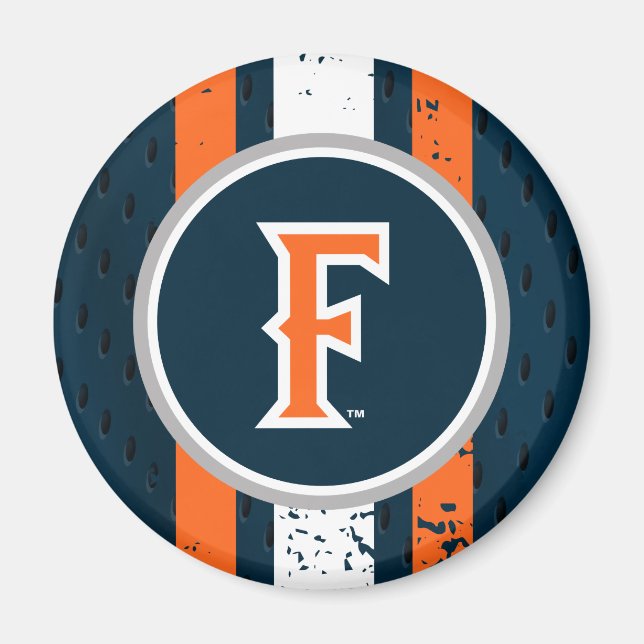 Cal State Fullerton Jersey Magnet (Front)