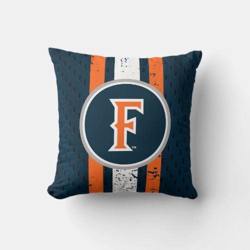 Cal State Fullerton Jersey Throw Pillow