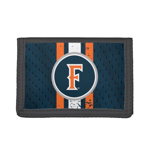 Cal State Fullerton Jersey Trifold Wallet (Front)