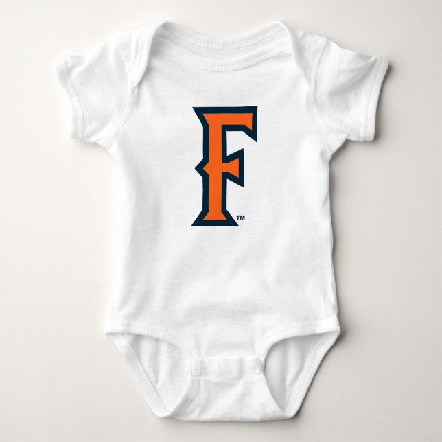 Cal State Fullerton Logo Baby Bodysuit (Front)