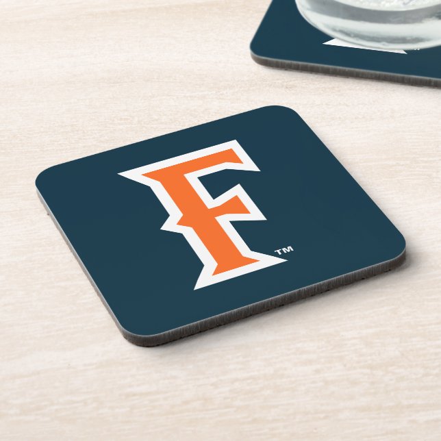 Cal State Fullerton Logo Beverage Coaster (Left Side)