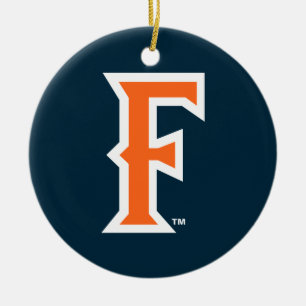 Cal State Fullerton Logo Ceramic Ornament