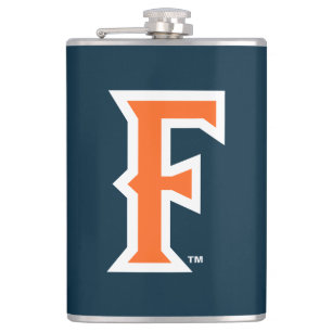 Cal State Fullerton Logo Flask