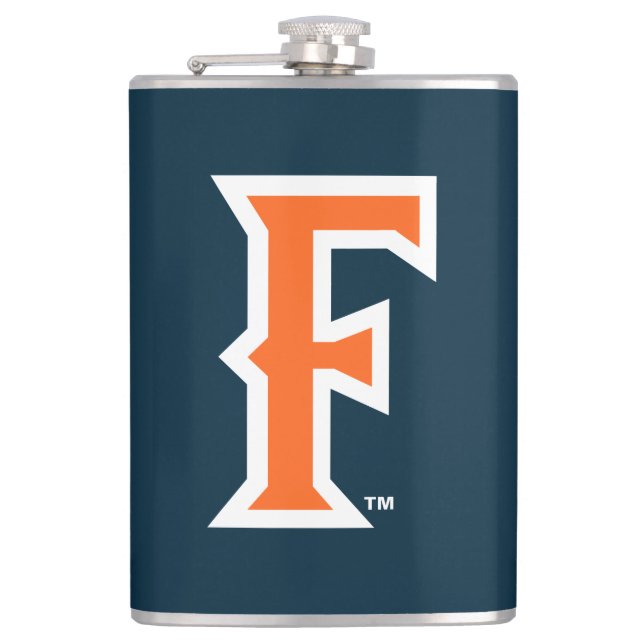Cal State Fullerton Logo Flask (Front)