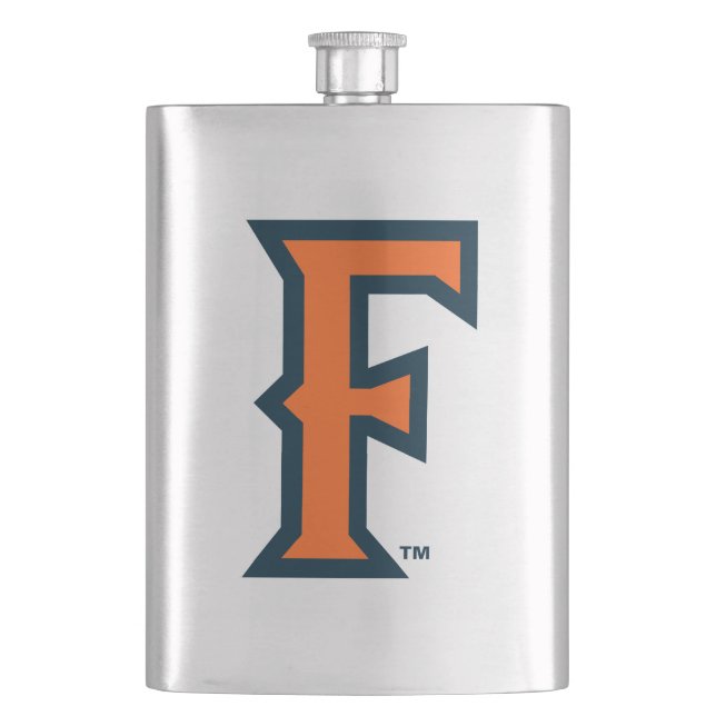 Cal State Fullerton Logo Flask (Front)