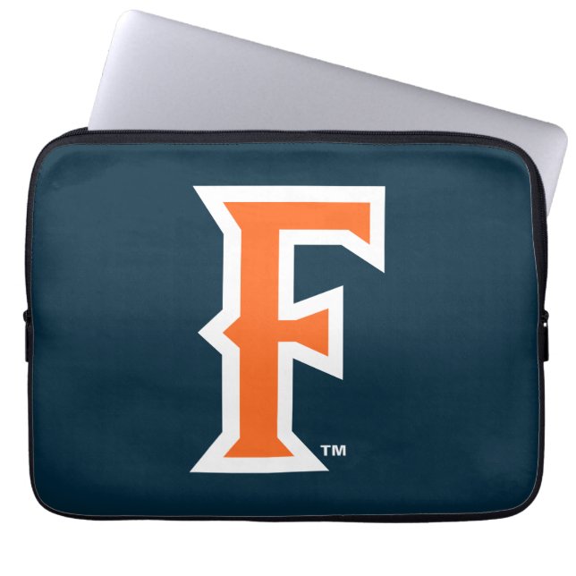 Cal State Fullerton Logo Laptop Sleeve (Front)
