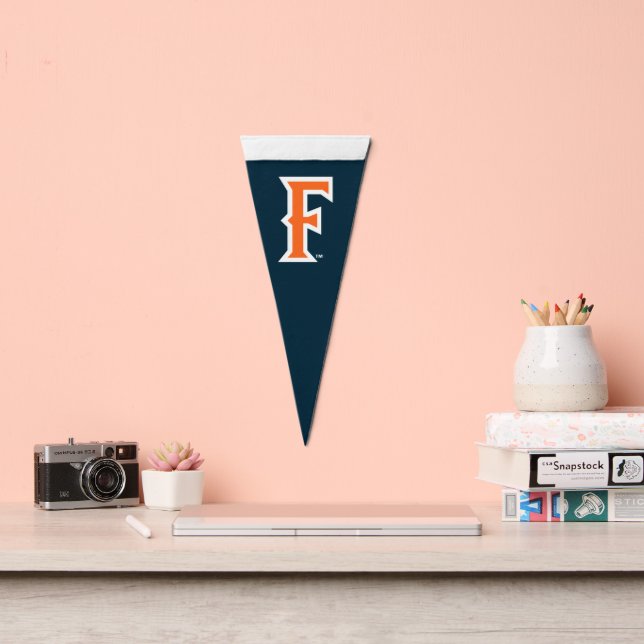 Cal State Fullerton Logo Pennant Flag (Front)