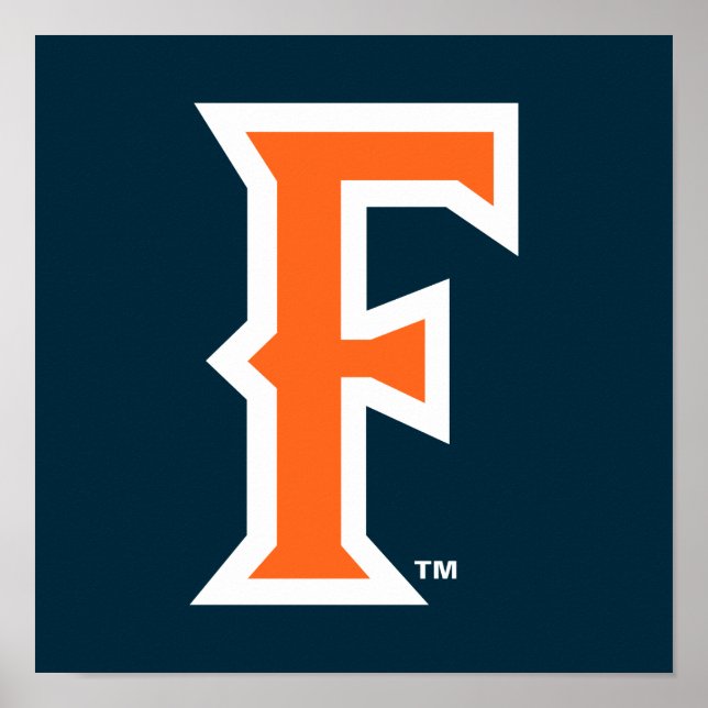 Cal State Fullerton Logo Poster (Front)
