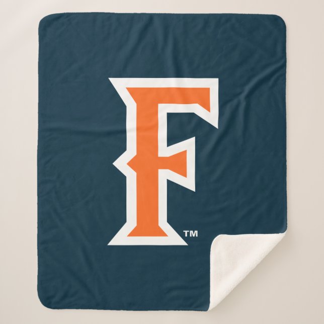 Cal State Fullerton Logo Sherpa Blanket (Front)
